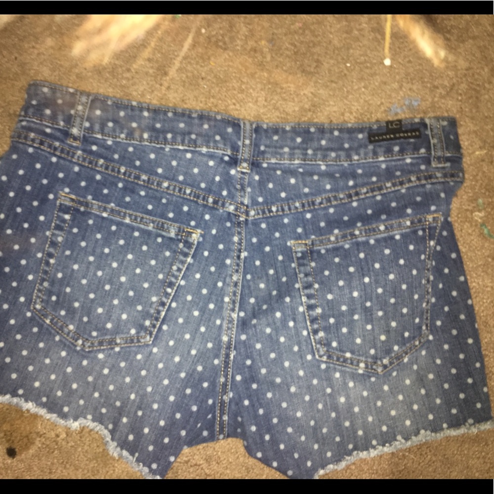 Lc polka dot jean shorts
